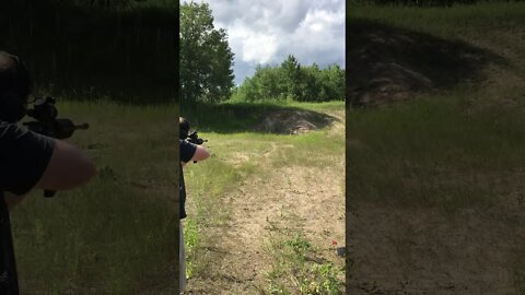 DPMS AR-15 .223 Tannerite Explosion