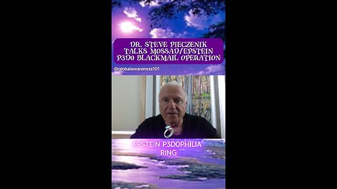 Dr. Steve Pieczenik Talks Mossad/Epstein P3d0 blackmail Operation