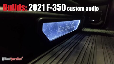 Builds: 2021 Ford F-350 Platinum custom sound system overview | AnthonyJ350