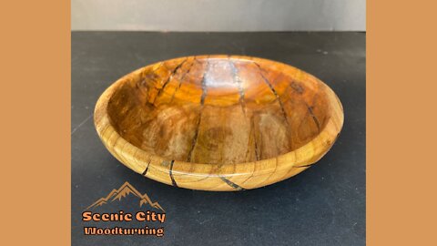 Wood turning: Redbud Bowl