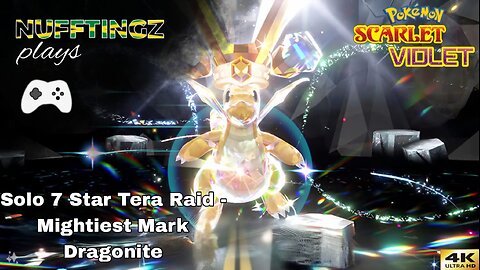 Nufftingz Takes On The Mightiest Mark Tera Raid Dragonite Solo In Pokémon Scarlet!