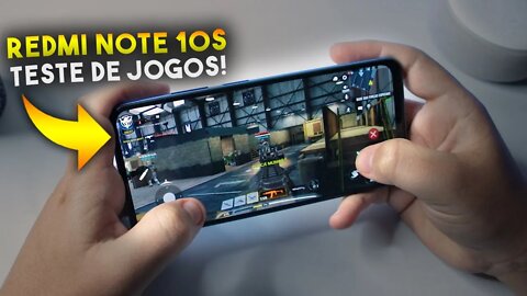 Redmi Note 10S - Teste de JOGOS! COD Mobile, Asphalt 9 e Free Fire será que roda liso?