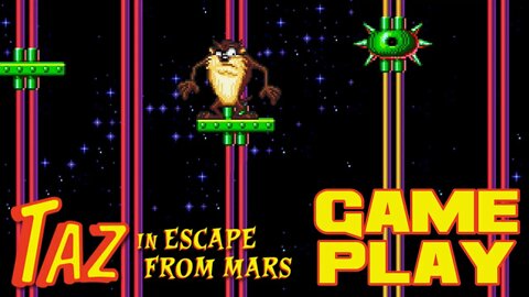 🎮👾🕹 Taz in Escape From Mars - Sega Genesis Gameplay 🕹👾🎮 😎Benjamillion