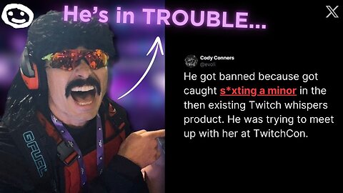 The DrDisrespect allegations explained | streamer responds to shocking Twitch employee claims