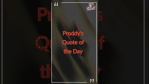 Proddy's QotD 7/17/23 #god1st #qotd #shortsfeed #shortquotes #ytviral