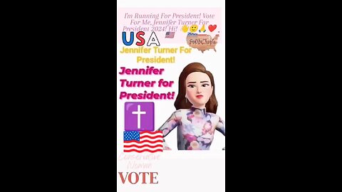 Vote For JENNIFER TURNER For President 2024