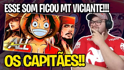 REAGINDO A RAP CAPITÃES DOS 7 MARES ( Jack Sparrow, Miss Fortune e Monkey D. Luffy ) | AllPlaceBr