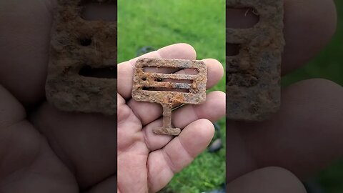 buckle or suspender? #metaldetecting #shorts #silver #gold #coins #buttons #trending #civilwar