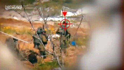 Al-Qassam Takes Down a Jew Soldier in the Northern Gaza Strip