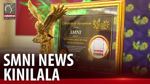 Mahahalagang ambag ng SMNI News sa nation-building, kinilala sa Philippines’ Golden Eagle Awards