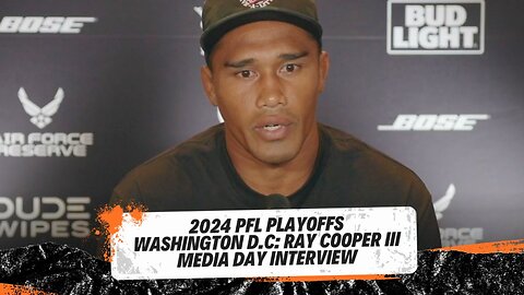 2024 PFL Playoffs 3 Washington D.C Media Day: Ray Cooper III Pre Fight Interview