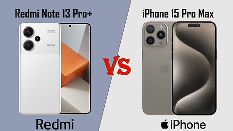 Redmi Note 13 Pro Plus VS iPhone 15 Pro Max | Analysis | Comparison | @technoideas360