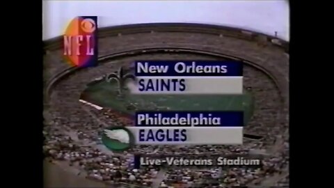 1992-09-06 New Orleans Saints vs Philadelphia Eagles