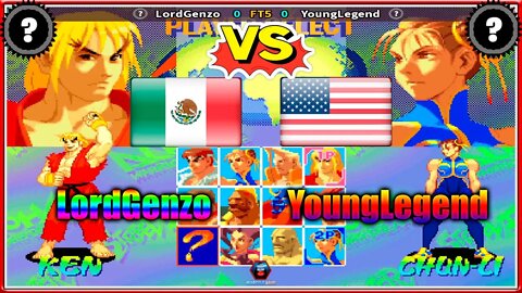 Street Fighter Alpha: Warriors' Dreams (LordGenzo Vs. YoungLegend) [Mexico Vs. U.S.A]