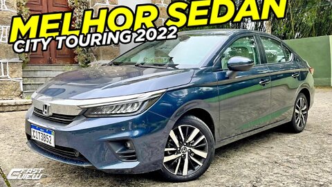 😠🤑 NOVO HONDA CITY TOURING SEDAN 2022 MUITO SUPERIOR AOS CONCORRENTES E COBRA ALTO POR ISSO!