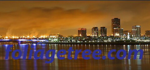 port of long beach sunset los angeles california