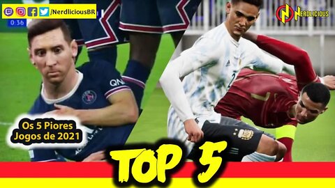 🔝 TOP 5! Os 5 PIORES JOGOS de 2021. Confira!