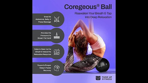 Tune Up Fitness – Coregeous Ball Psoas Release, Abdominal, Belly & Lower Back Massager