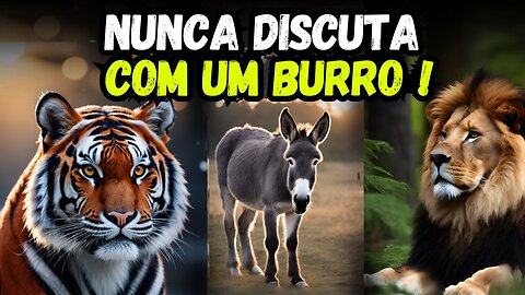 NÃO DISCUTA COM UM BURRO