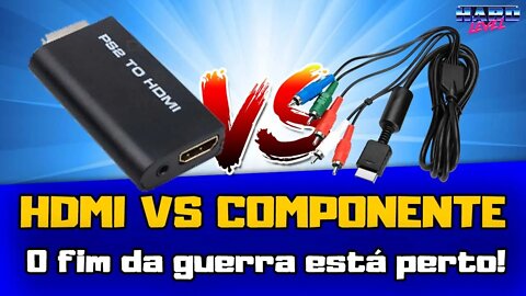 HDMI vs COMPONENTE - O FIM DA GUERRA DOS CABOS! PS2 COM HDMI EMBUTIDO EM BREVE!