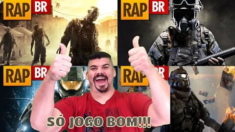 REACT 4 EM 1 TAUZ - Rap do Dying Light, Counter Strike CS, Halo E Titanfall - MELHOR DO MUNDO