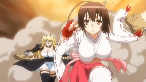 Sekirei - Tsukiumi and Musubi racing