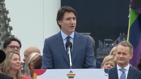 Canada: PM Justin Trudeau attends flag-raising ceremony for Pride Month – June 8, 2023