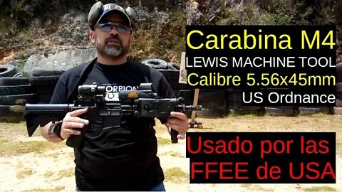 Desde las FFEE de USA, la Carabina LMT -Calibre 5.56x45mm (US Ordnance)