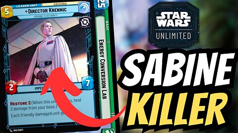 I FINALLY FOUND A DECK THAT BEATS SABINE!! - Krennic (Command) Deck Profile & Gameplay