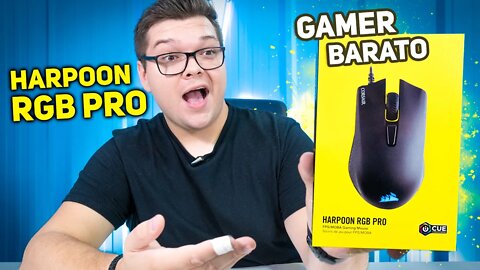 Mouse Harpoon RGB PRO | 12.000 DPI e Sensor PMW3327 - Unboxing e Testes!