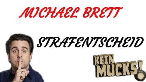 KRIMI Hörspiel - KEIN MUCKS - Michael Brett - Strafentscheid