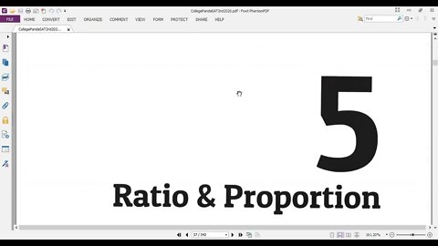 No 4, Chapter 5 (Ratio & Proportion : Question 4, new explanation) #Panda #SAT Exercise 2nd Edition