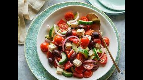 The most delicious Greek salad! Easy and delicious Athenian salad!