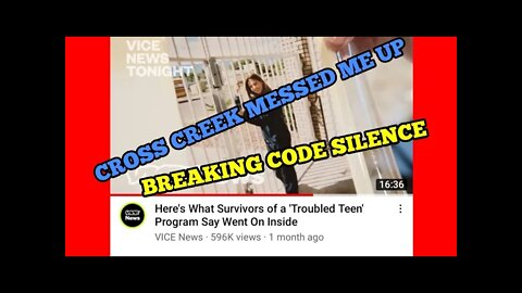 Breaking Code Silence| Cross Creek Manor| My story