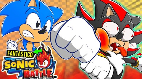 SONIC BATTLE foi o SONIC Adventure 3 de Lutinha