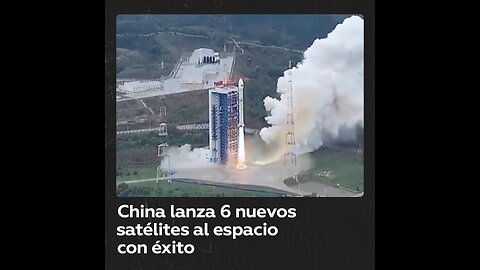 Seis nuevos satélites han sido lanzados con éxito por China