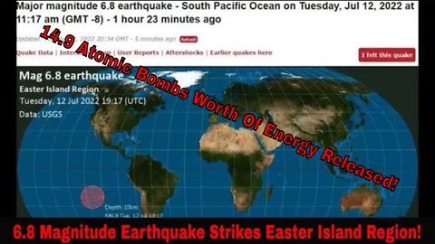 6.8 Magnitude Earthquake Strikes Easter Island Region!