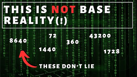 The numbers don't lie (about being in a simulation)