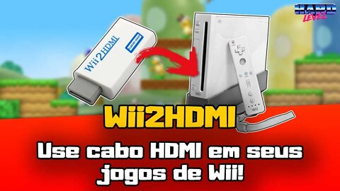 Wii2HDMI - Use cabo HDMI com jogos de Wii e Gamecube!