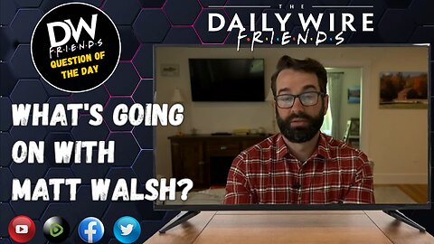 Question Of The Day: What's Going On With Matt Walsh?