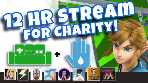 12 HOURS for Charity! Playing Breath of the Wild, Smash Bros and More!