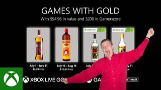 GAMES WITH GOLD DE JULHO 2022