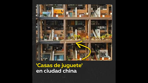 Edificio residencial chino cautiva a los internautas por su estética de ‘juguete’