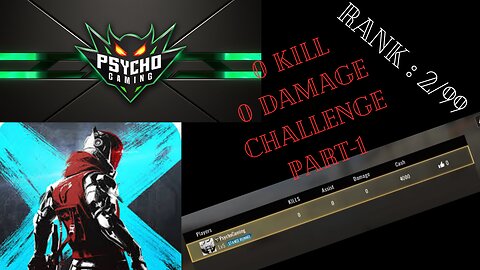 0 Kill 0 Damage Challenge||Part-1||Blood Strike||BR Rank||1V1||Match no- 08042401