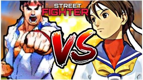 If I get hit once, the video ends - Street Fighter EX Plus Alpha (PS1)