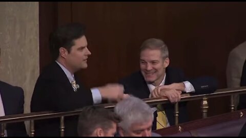 REPRESENTATIVES MATT GAETZ AND JIM JORDAN LAUGHING 😂