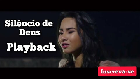 SILÊNCIO DE DEUS Mariana Rocha PLAYBACK ( Letra na Discrição )