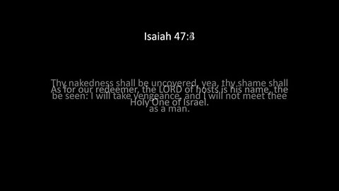 Isaiah Chapter 47