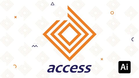 Access Bank Logo Design | Adobe Illustrator