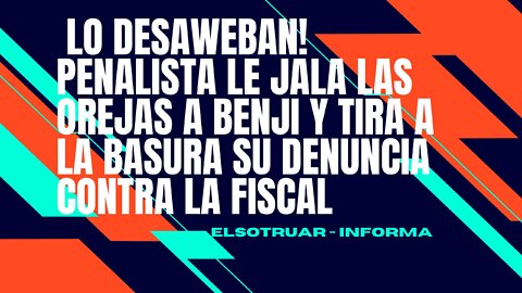 PENALISTA le JALA las OREJAS a BENJI